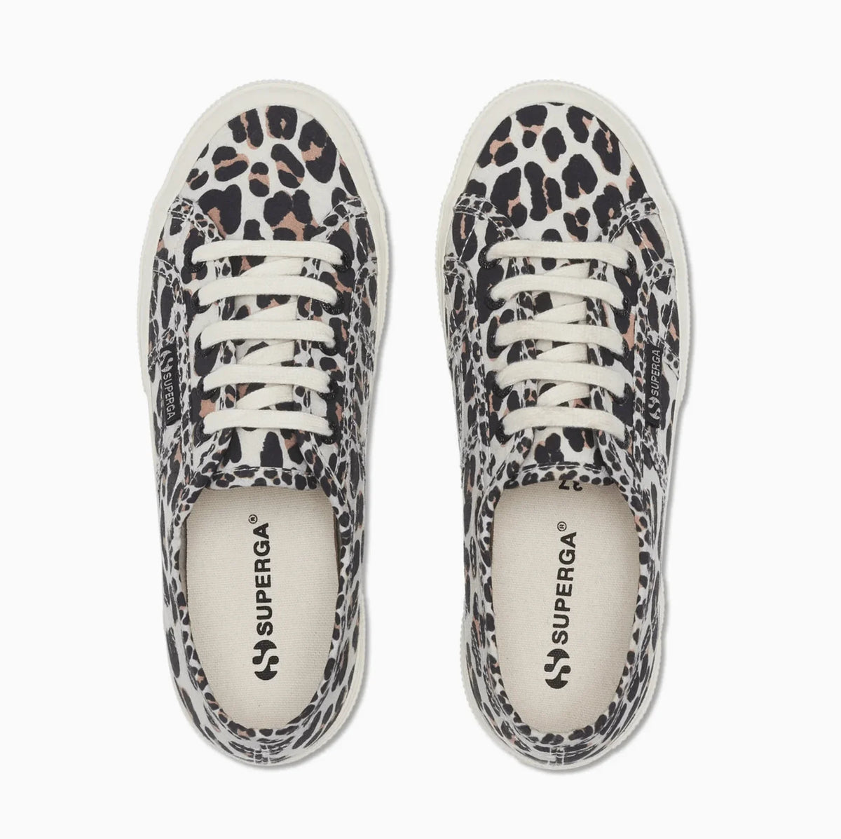 Superga Trainers 2750 Light Leopard Print