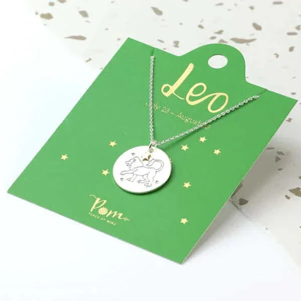 Zodiac Charm Necklace - Leo