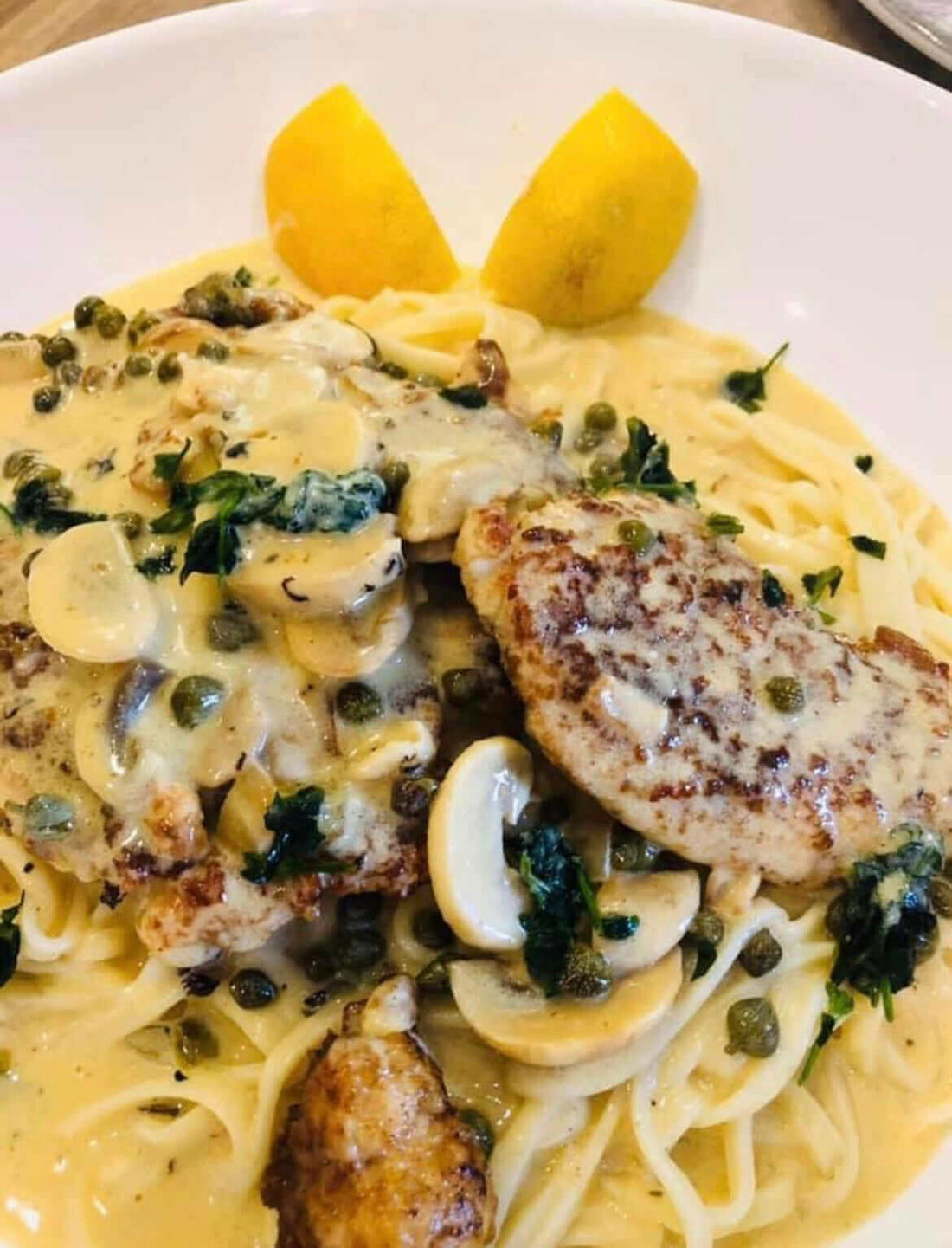 Chicken Piccata with a Fresh Lemon Butter Sauce