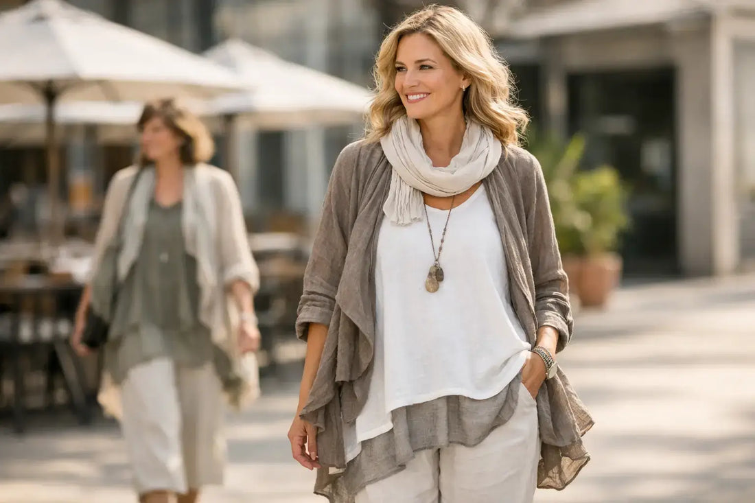 How to Style Lagenlook Tops with Easy Layers