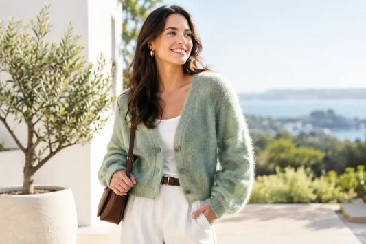 What to Wear With a Mohair Cardigan This Season