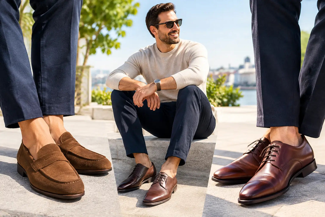 Suede Shoes Versus Leather Shoes for Everyday Style