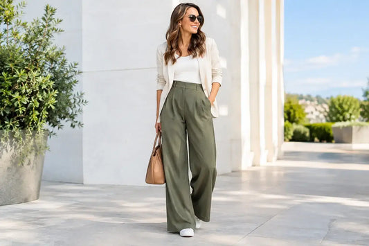 How to Style Wide Leg Trousers with Ease