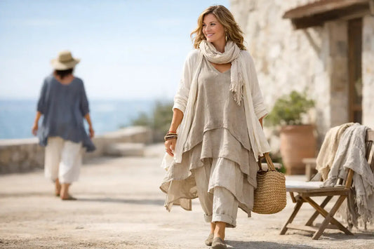 How to Style Lagenlook Dresses with Ease