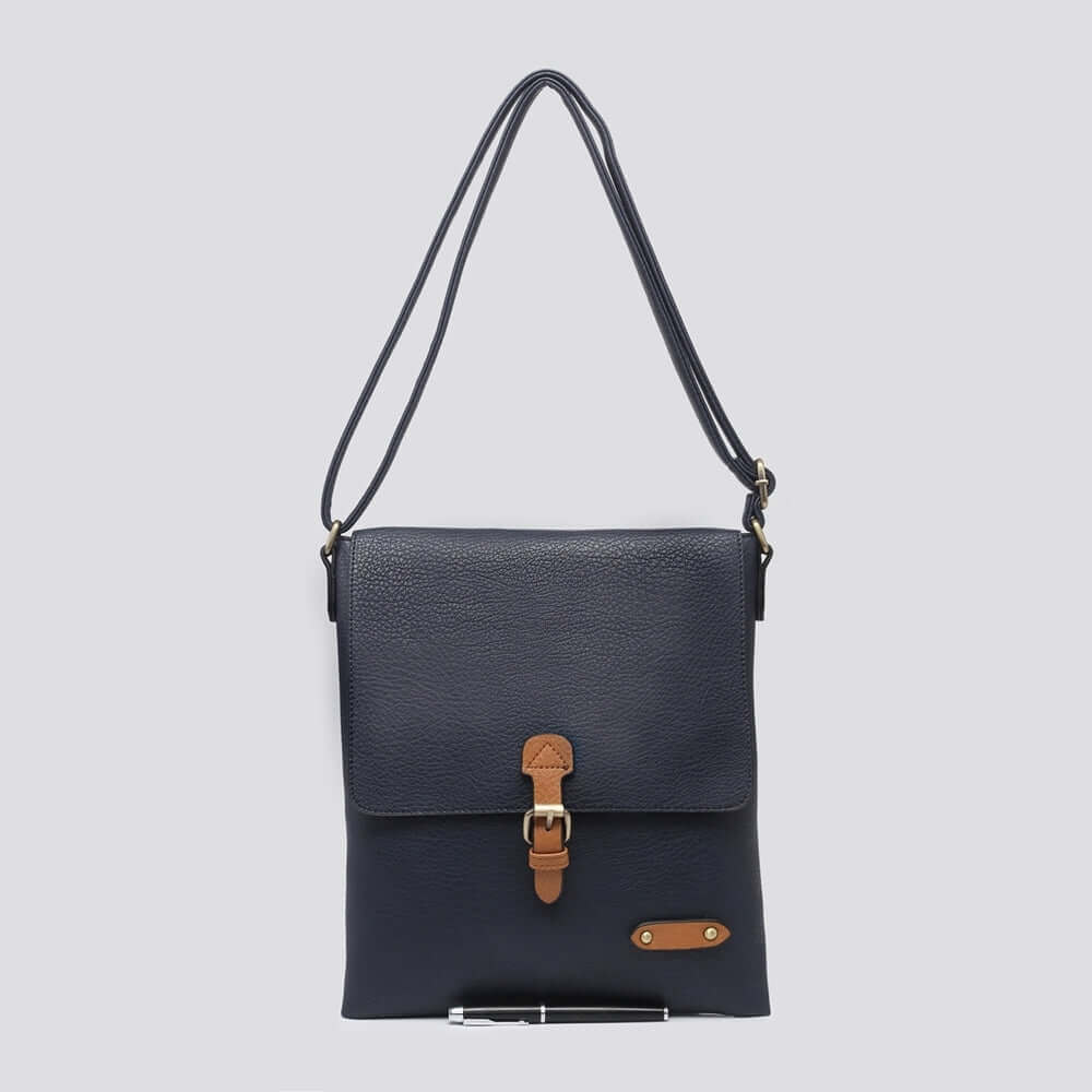 Fold Over Crossbody Messenger Bag