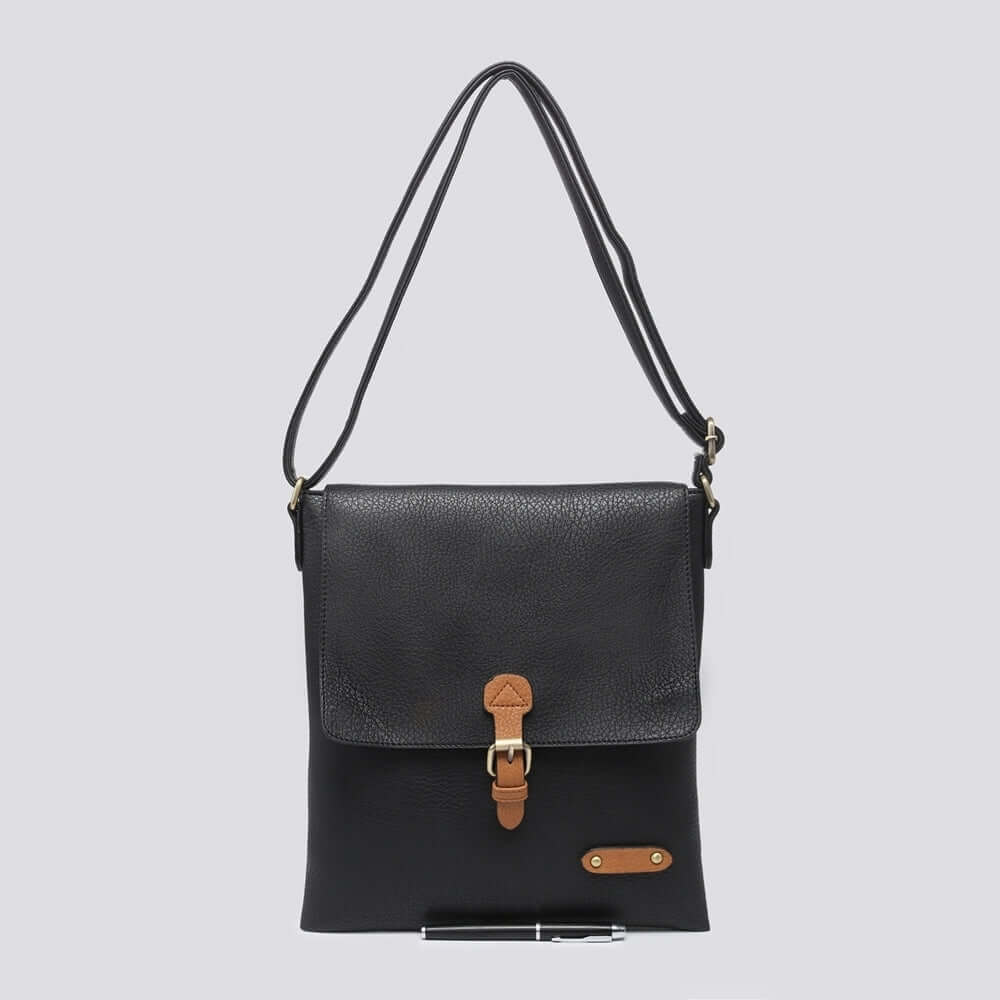 Fold Over Crossbody Messenger Bag