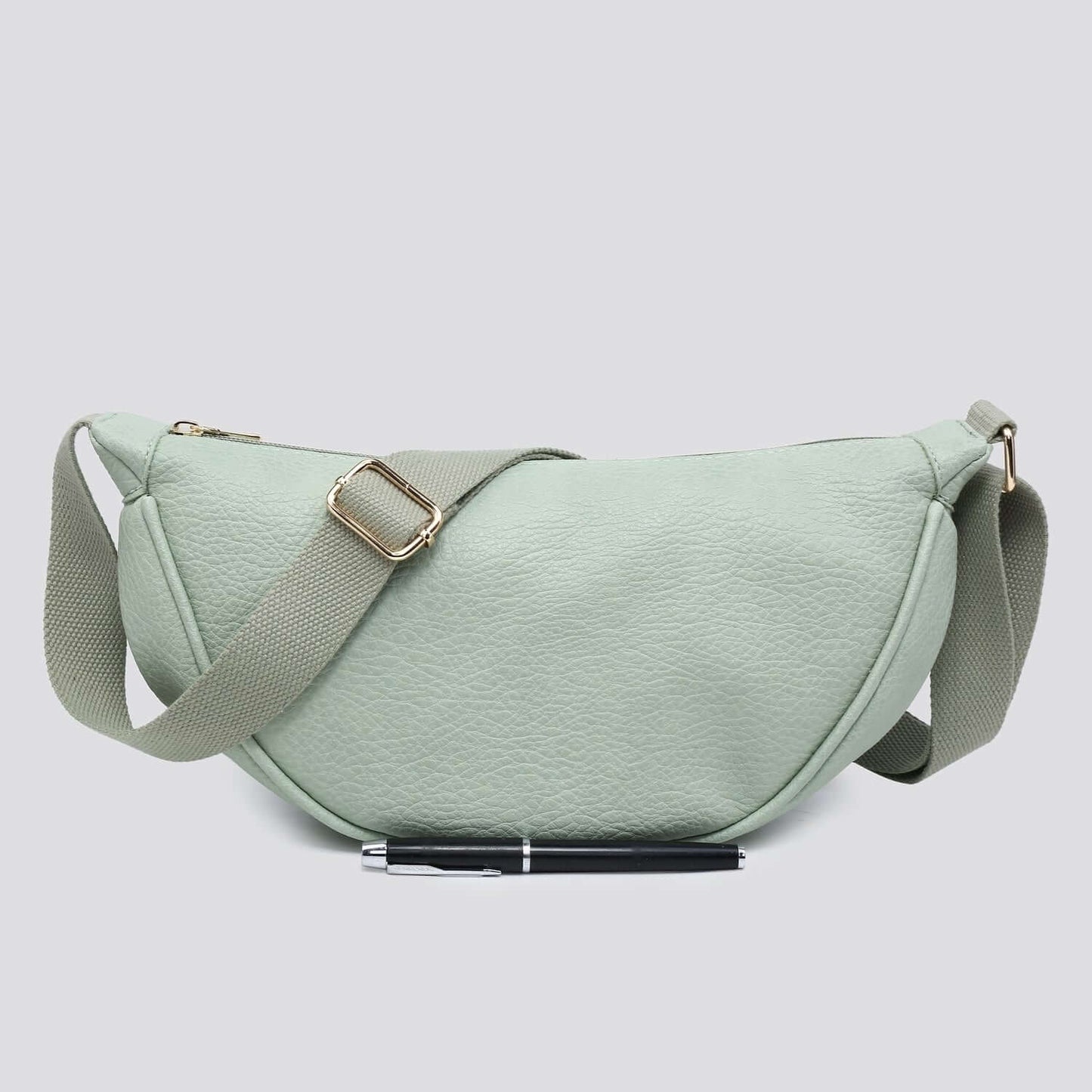 Soft PU Vegan Leather Side Belt Bag