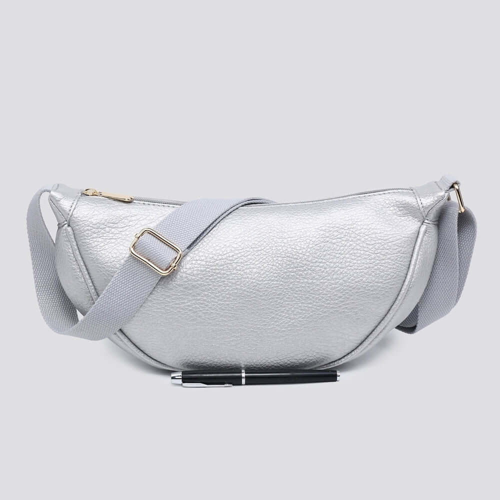 Soft PU Vegan Leather Side Belt Bag