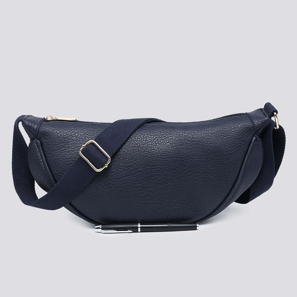 Soft PU Vegan Leather Side Belt Bag