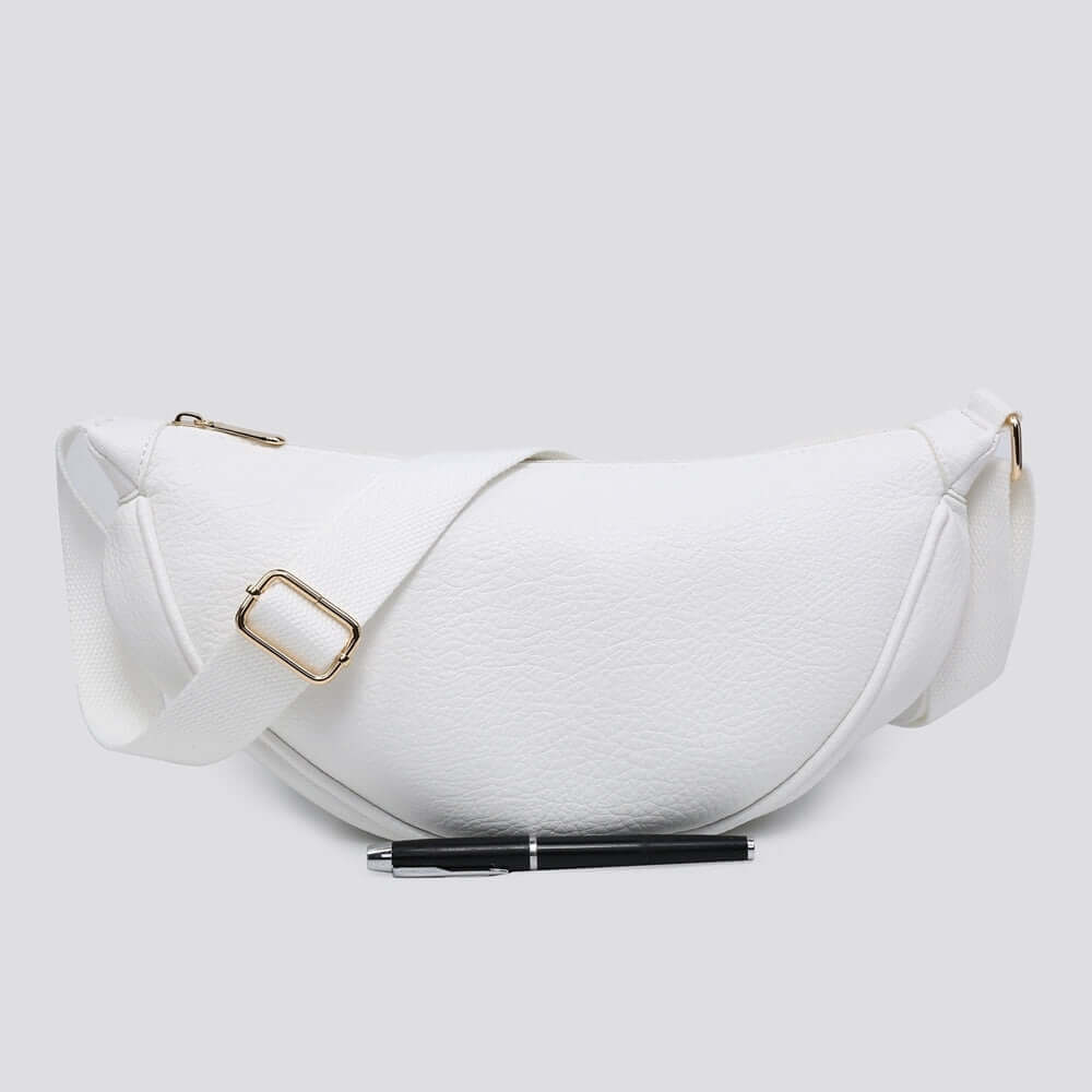 Soft PU Vegan Leather Side Belt Bag