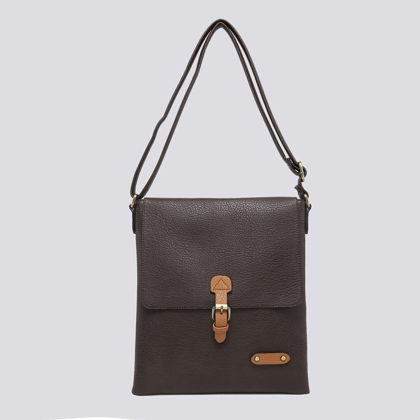 Fold Over Crossbody Messenger Bag