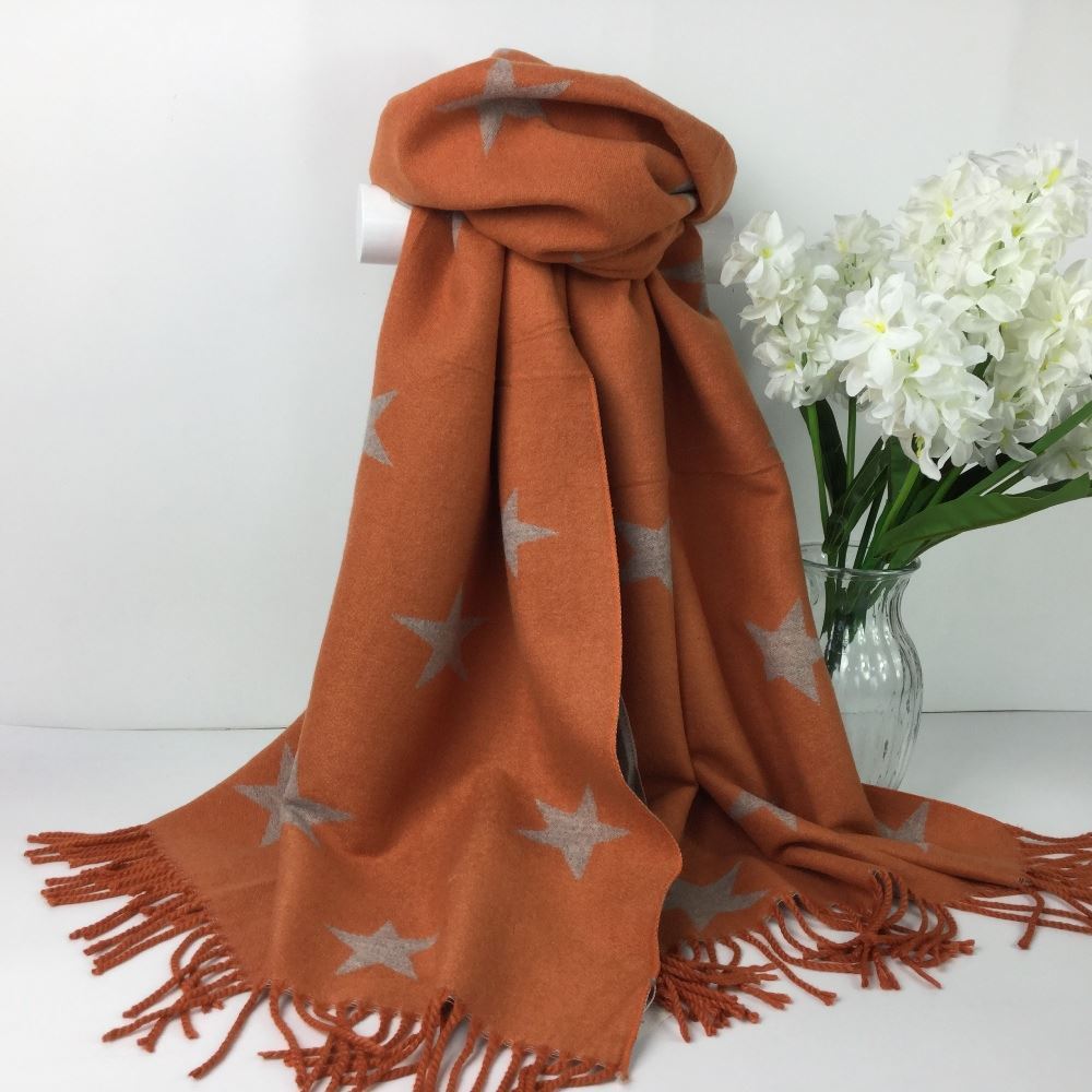 Ladies Cashmere Star Scarf