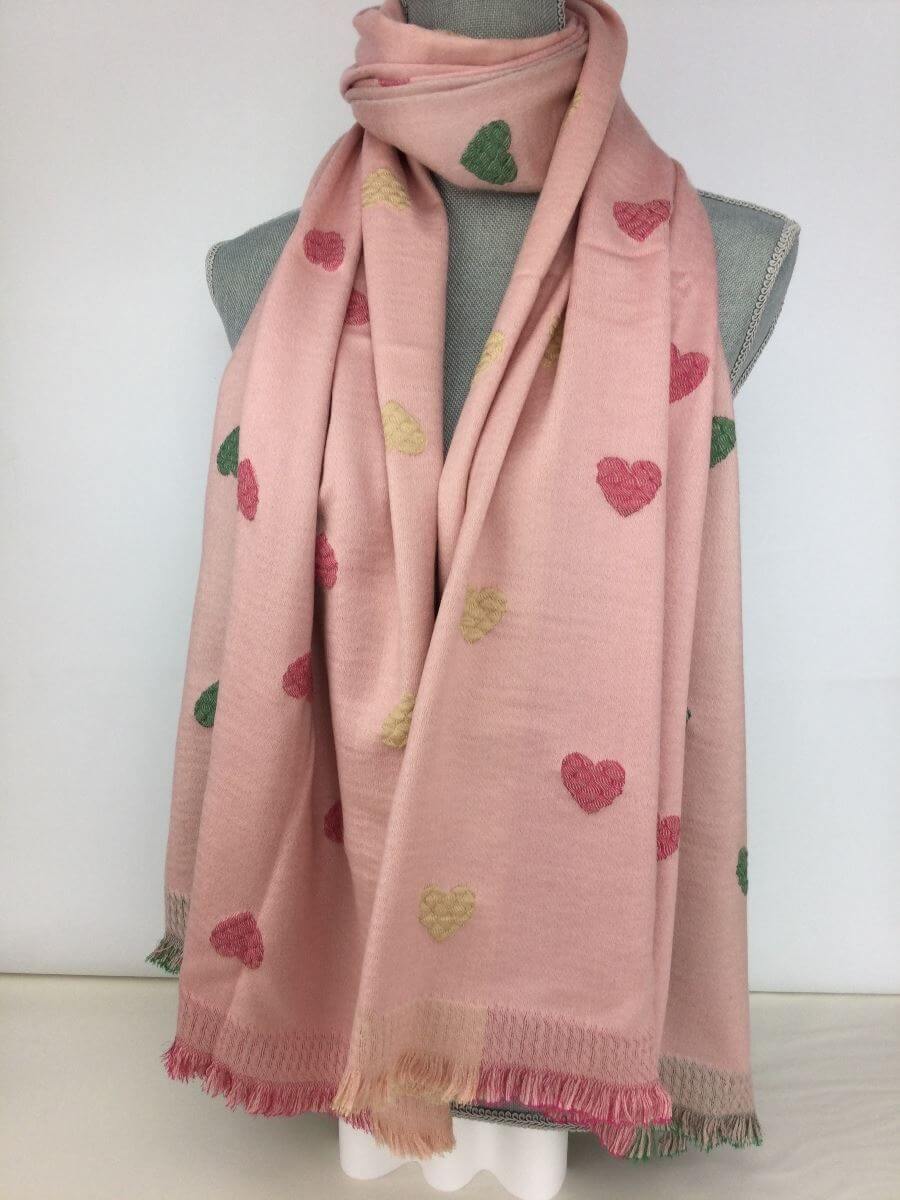 Super Soft Heart Scarf