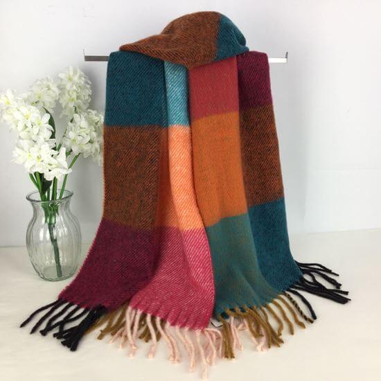 Super Soft Fringe Detail Blanket Scarf