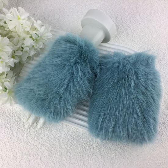 Fluffy Fingerless Mittens