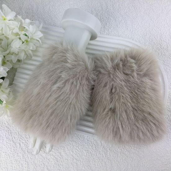 Fluffy Fingerless Mittens