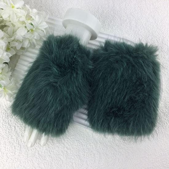 Fluffy Fingerless Mittens