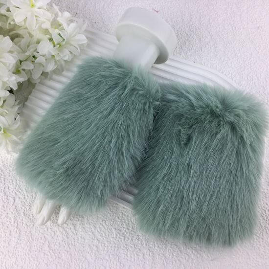 Fluffy Fingerless Mittens