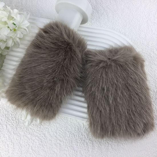 Fluffy Fingerless Mittens