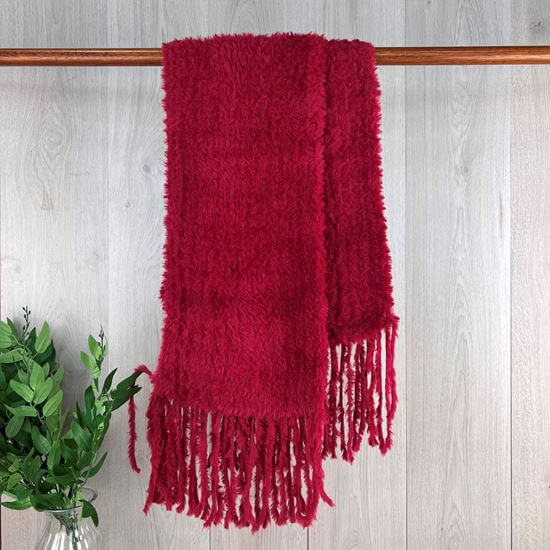 Furry Tassel Scarf