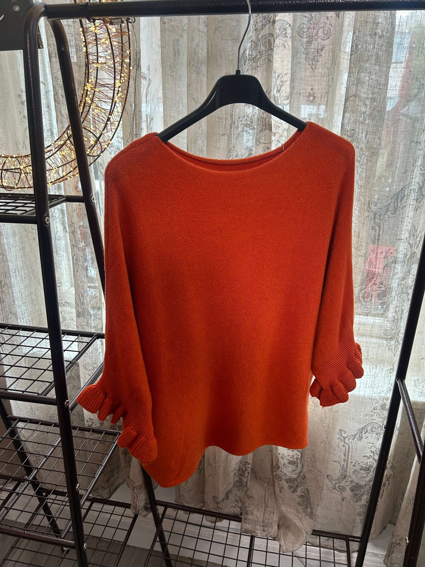 Eliza Fluted Sleeve Super Soft Jumper