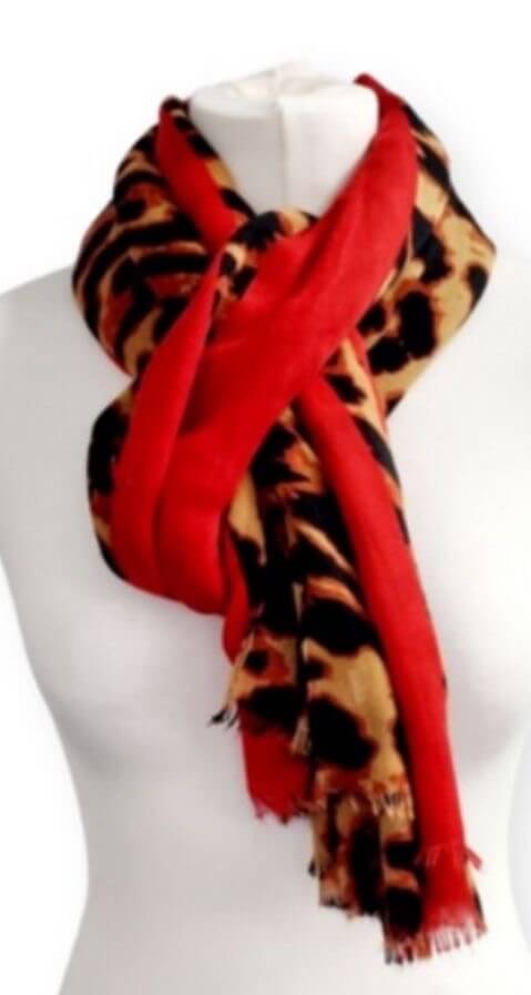 Leopard Print Lightweight Scarves