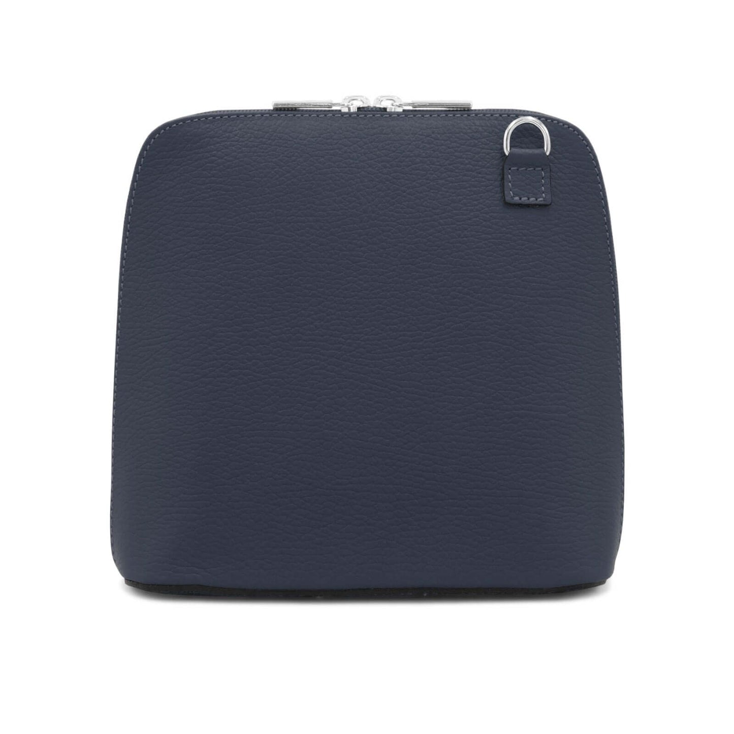 Leather Clamshell Shoulder Bag