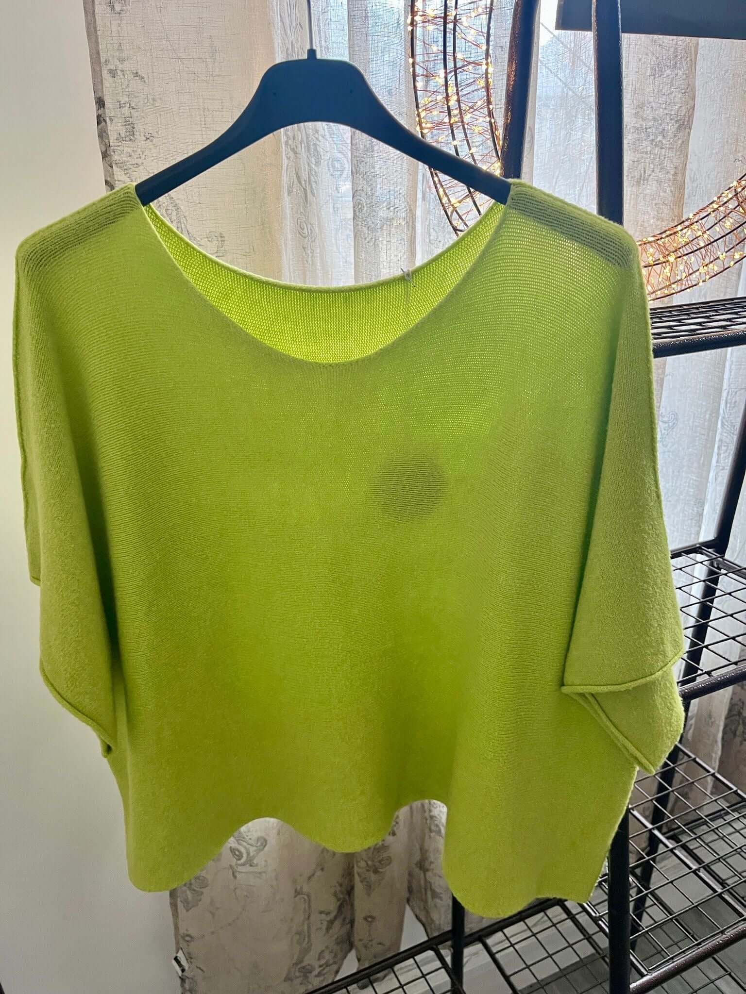 Torzi Boxy Swing Fine Knit Jumper