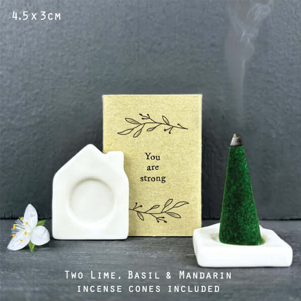 East of India - Matchbox Incense Cone - Strong