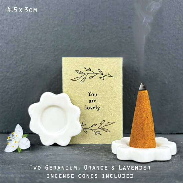 East of India - Matchbox Incense Cone - Lovely