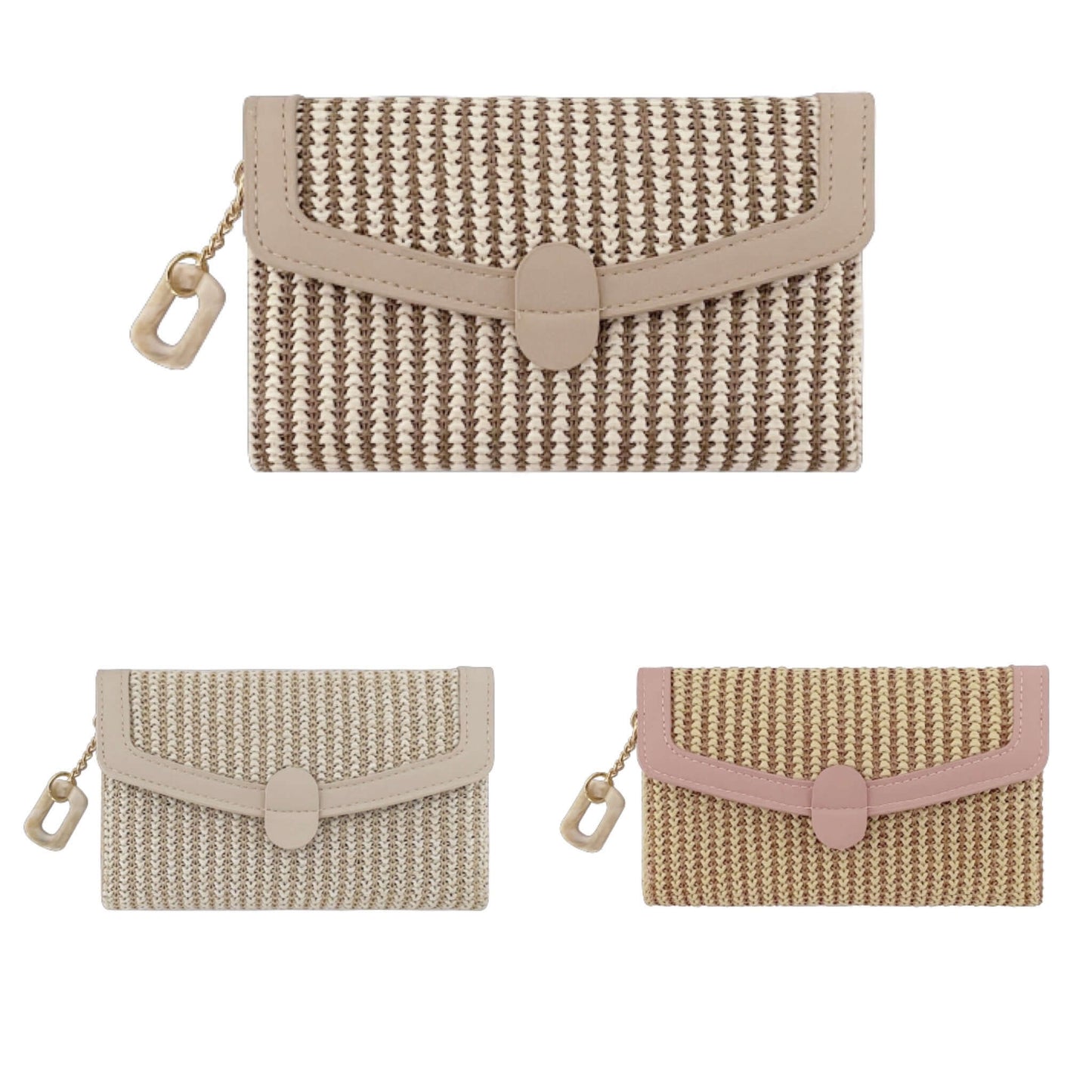 Woven Stripe Ladies Purse
