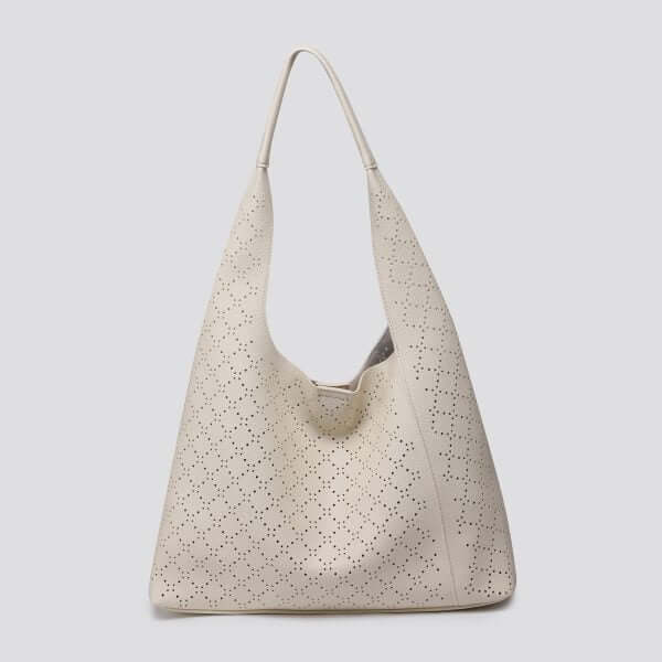 Soft Faux Leather Patterned Shoulder Bag