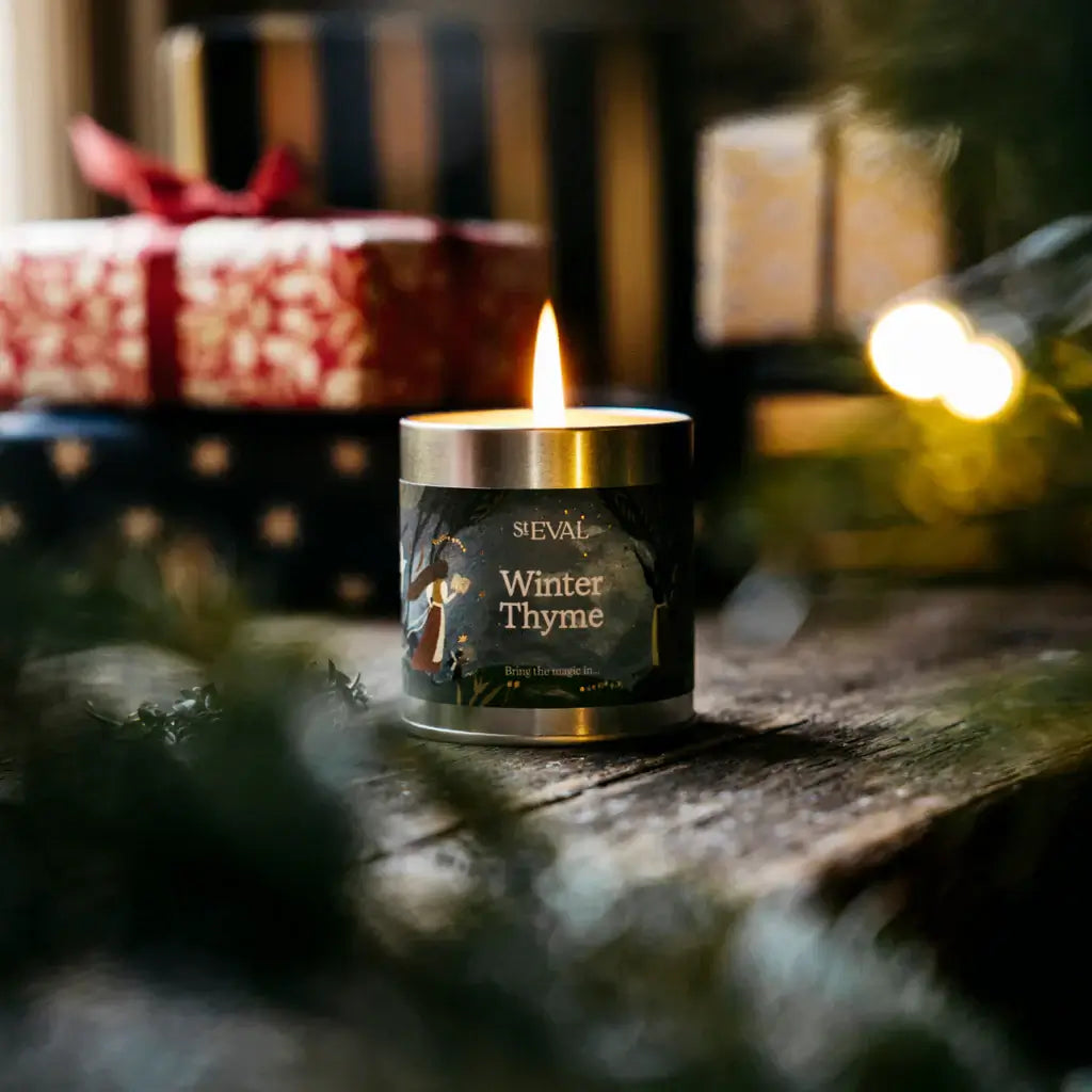 St Eval Artisan Candles - Christmas Winter Thyme Scented Tin Candle