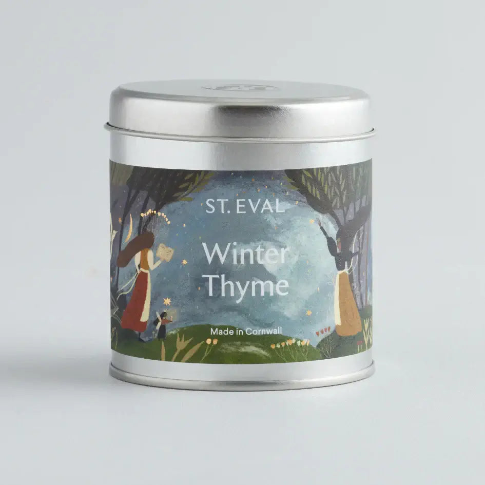 St Eval Artisan Candles - Christmas Winter Thyme Scented Tin Candle