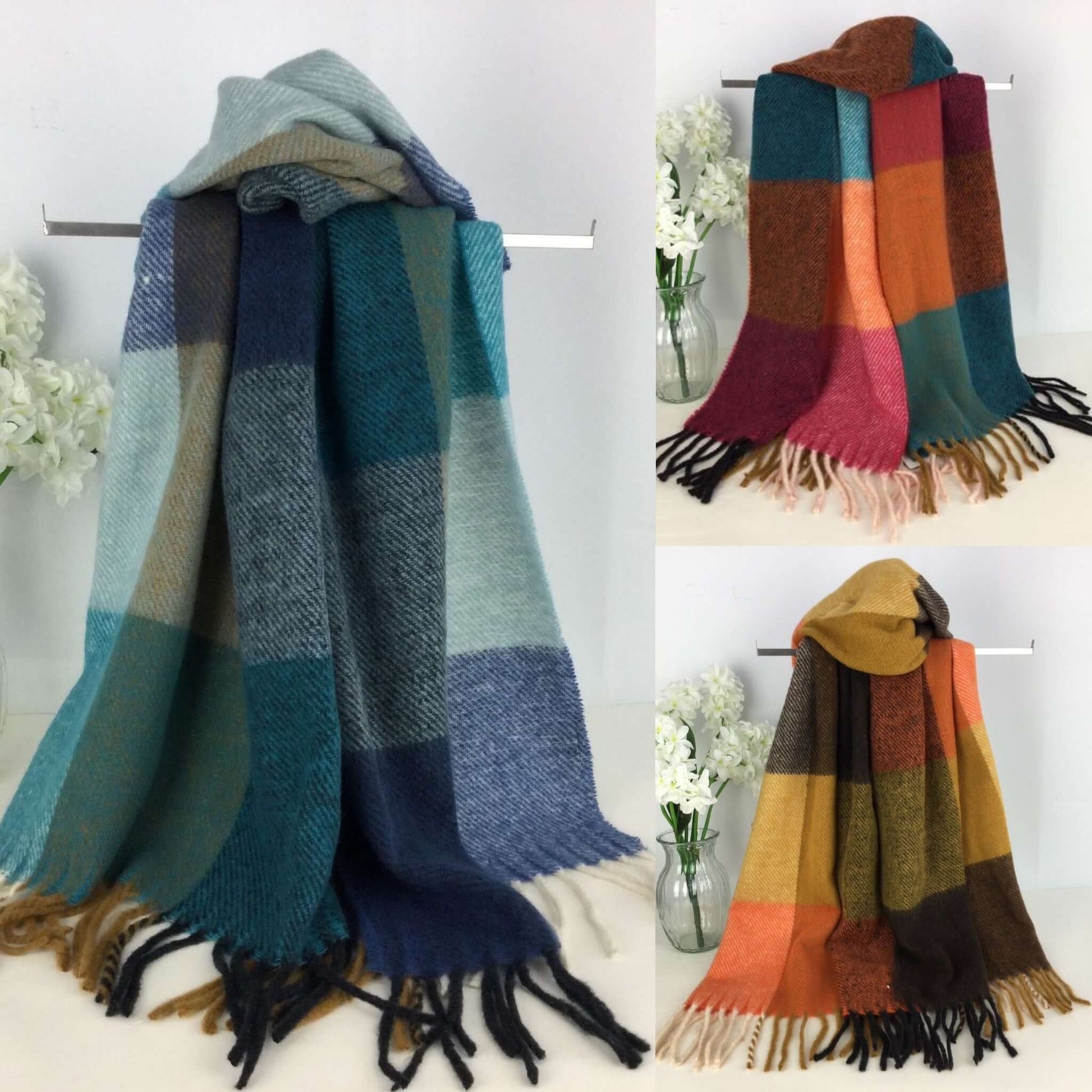 Super Soft Fringe Detail Blanket Scarf