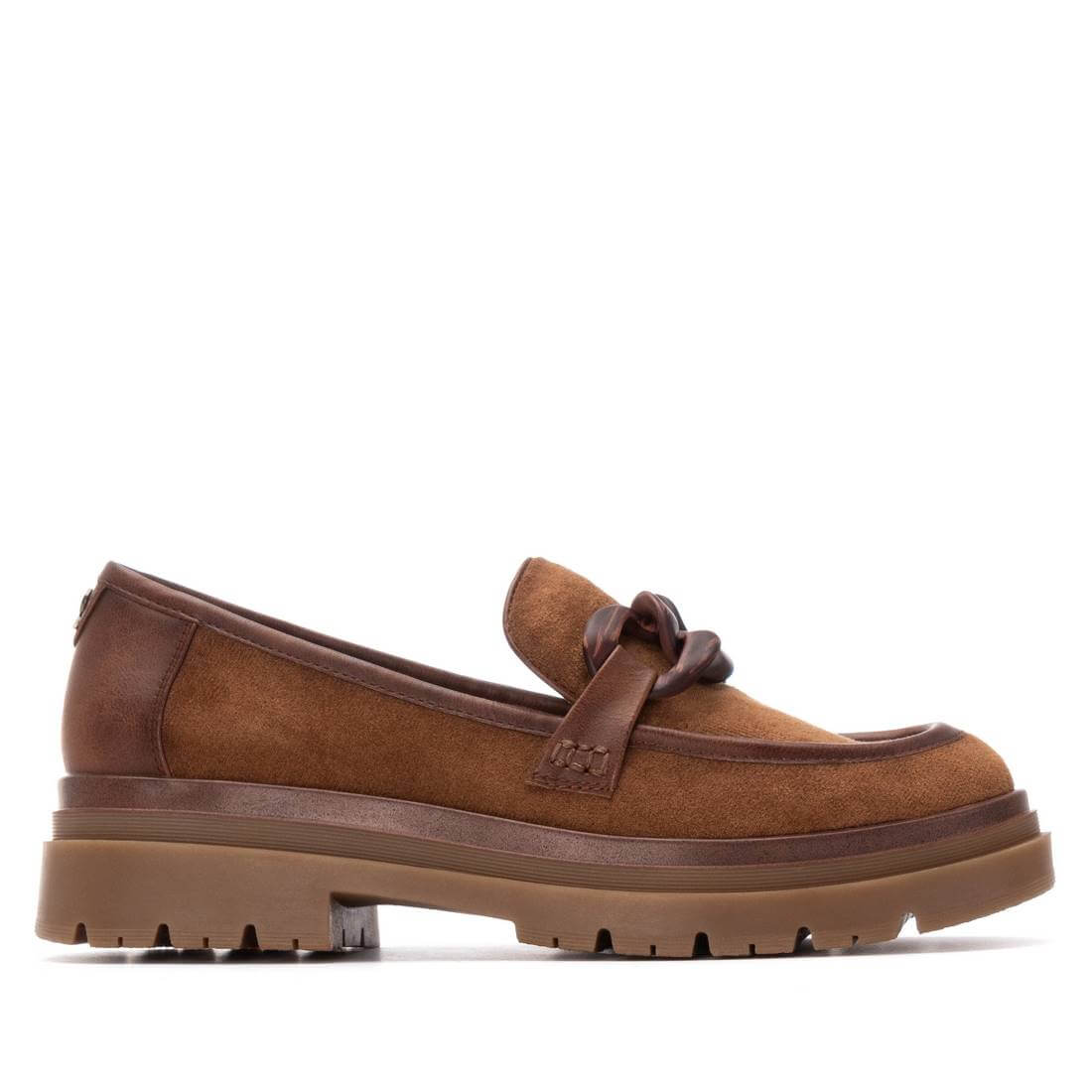 Refresh - Tan Faux Leather Chunky Loafer