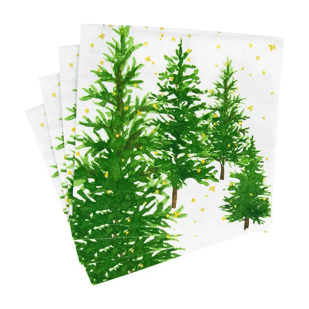 White Christmas Luncheon Napkins - Pack of 20