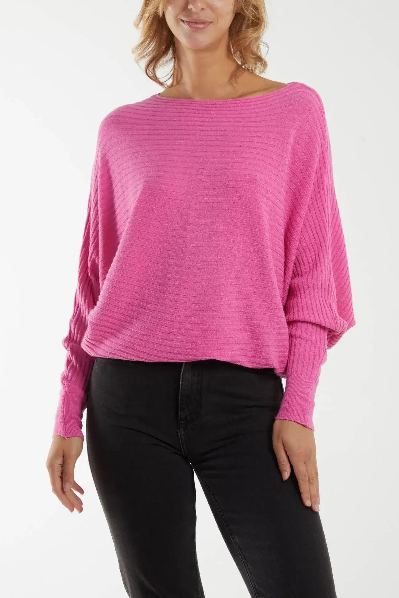 Yasmin Ribbed Batwing Jumper