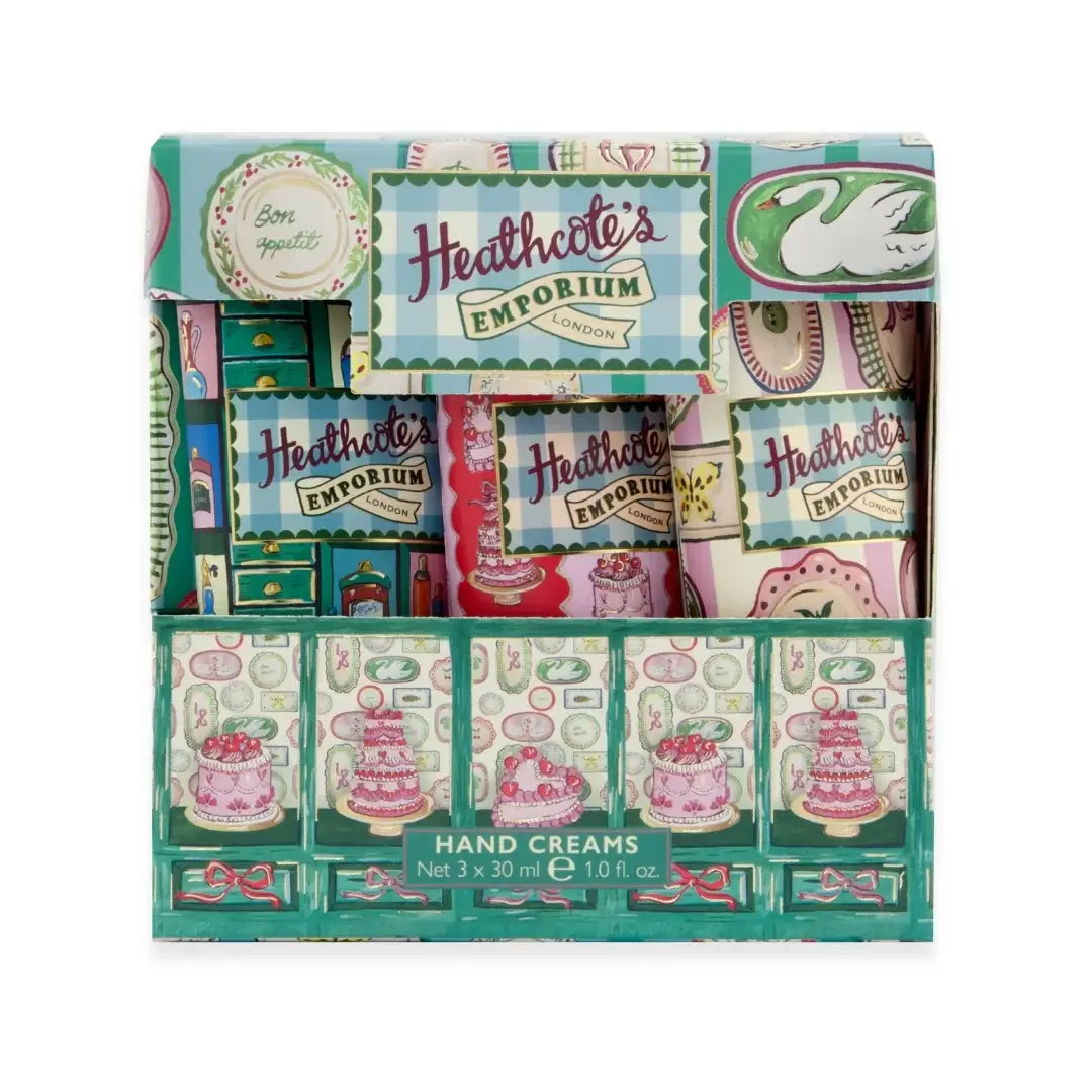 Heathcote's Emporium Vintage Fayre Hand Cream Trio