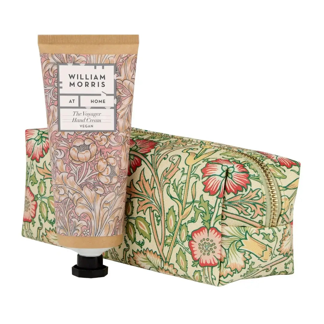 Heathcote's The Voyager Makeup Bag with Hand Cream
