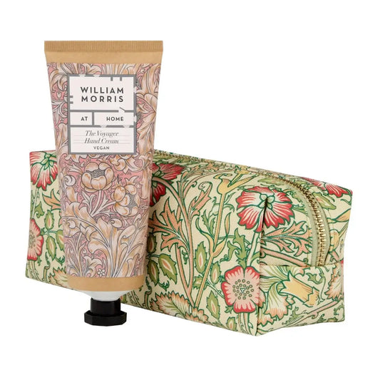 Heathcote's The Voyager Makeup Bag with Hand Cream