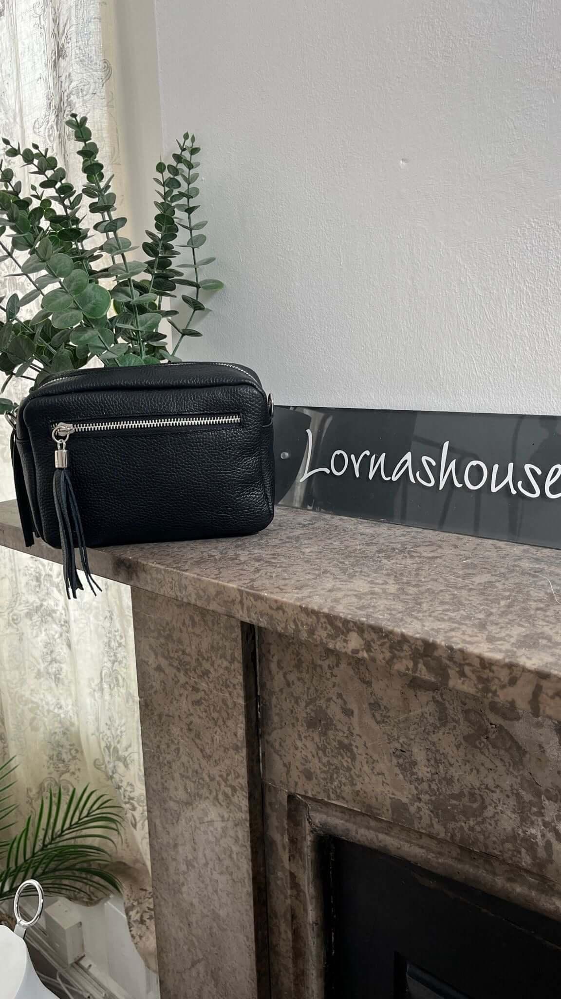 Ladies Leather Tassel Bag