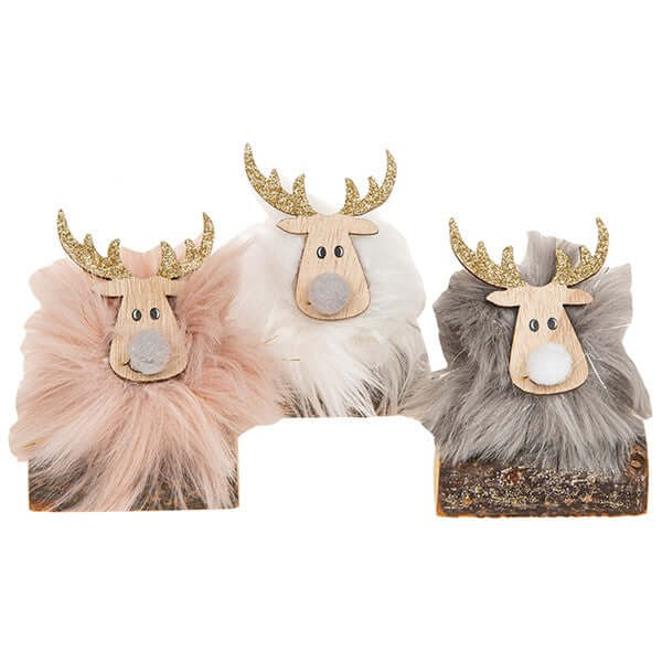 Christmas Soft Shades Sitting Reindeer