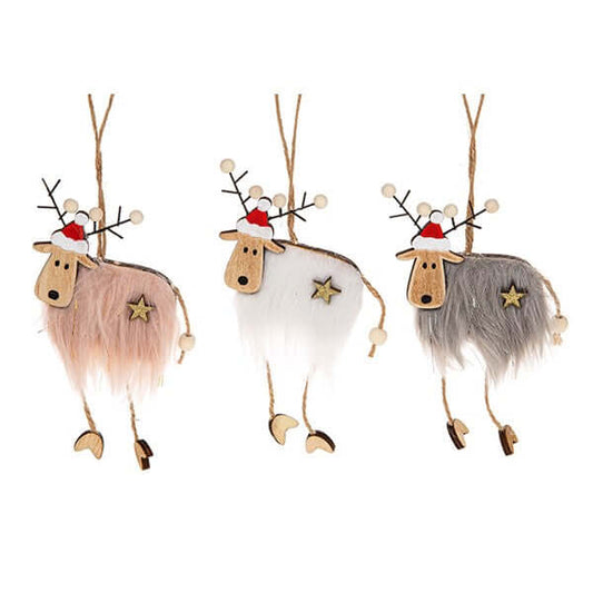 Christmas Soft Shades Hanging Reindeer