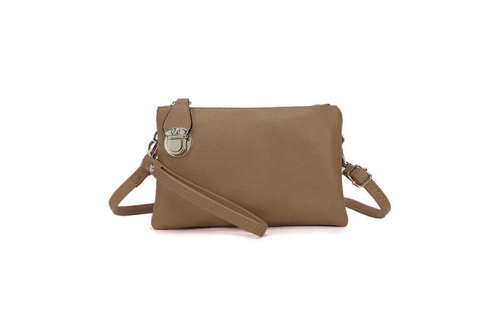 Ladies Silver Buckle Clutch Bag (13 colours)
