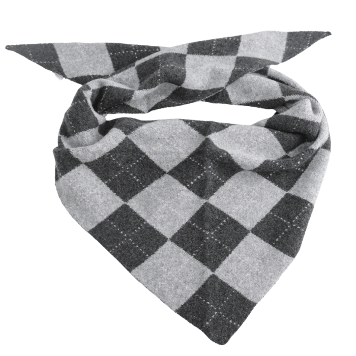 Ladies Argyle Triangle Scarf