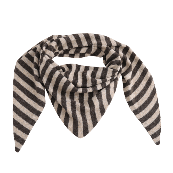Ladies Large Triange Stripe Scarf