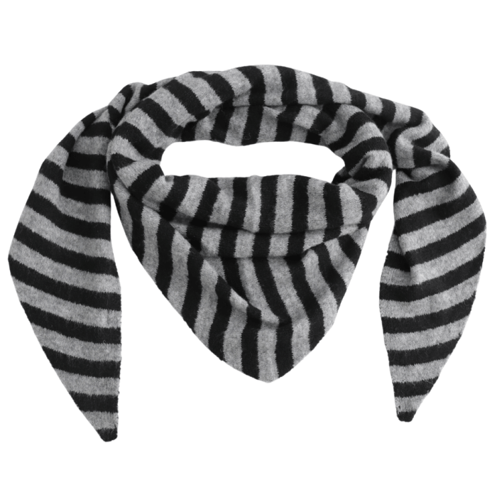Ladies Large Triange Stripe Scarf