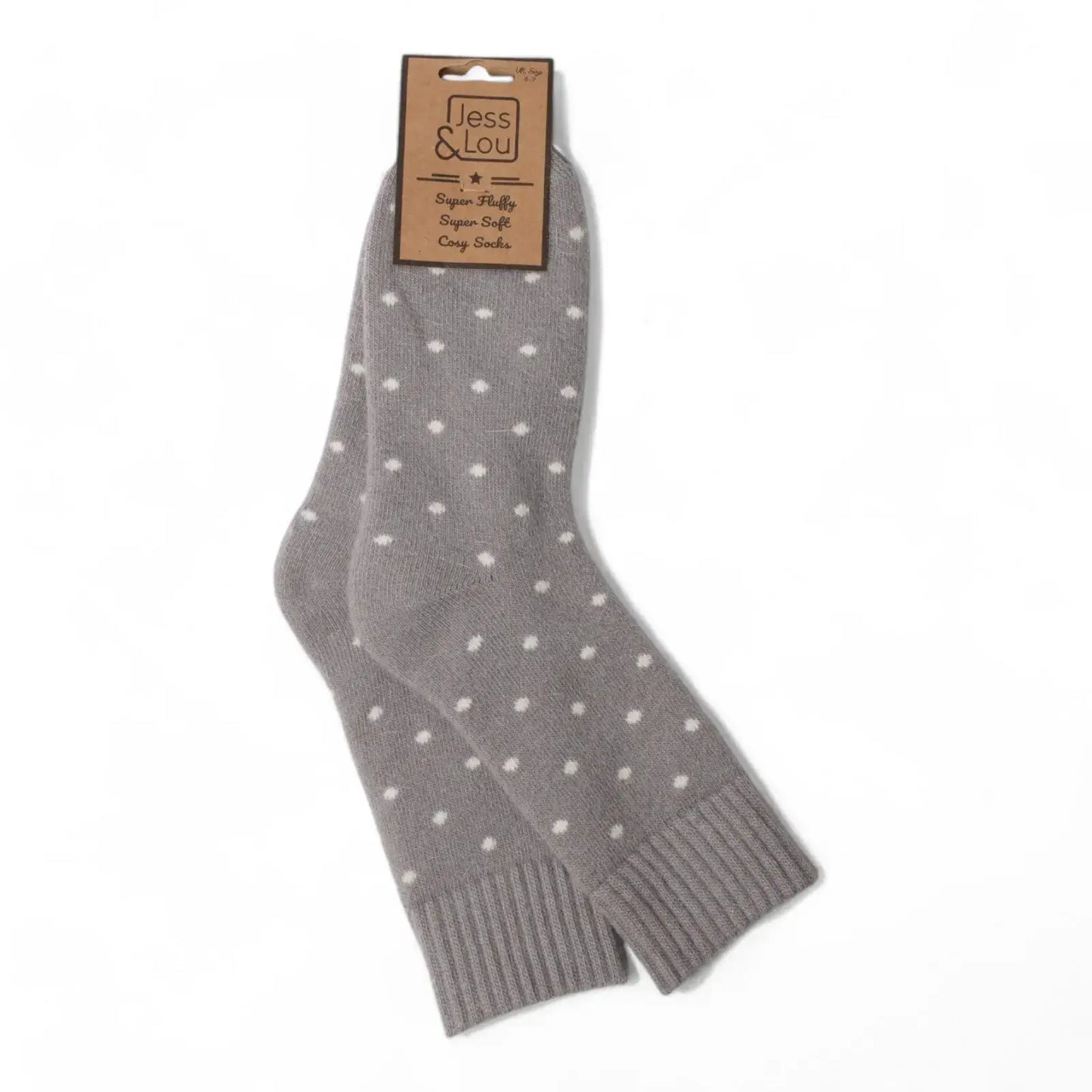 Jess & Lou Dots Ribbed Socks