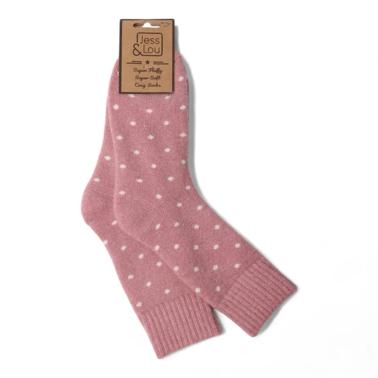 Jess & Lou Dots Ribbed Socks